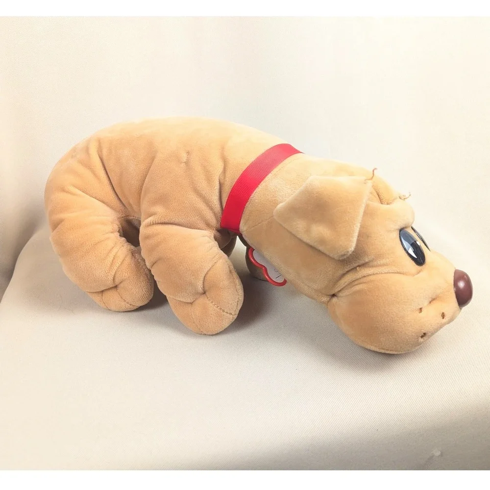 Pound Puppies Classic Plush Tan Dog 2019 Hasbro Basic Fun Retro Stuffed 17in